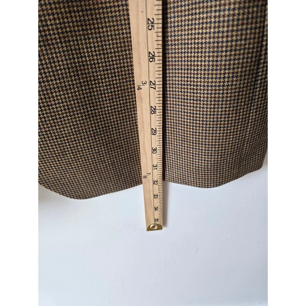 Brooks Brothers 346 Mens‎ 100% Wool Houndstooth Two Button Blazer Sport Coat